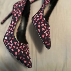 Nine West heart heels
